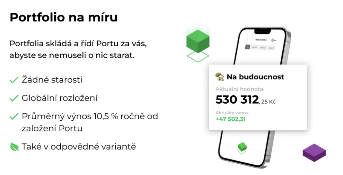 Portu portfolio na míru